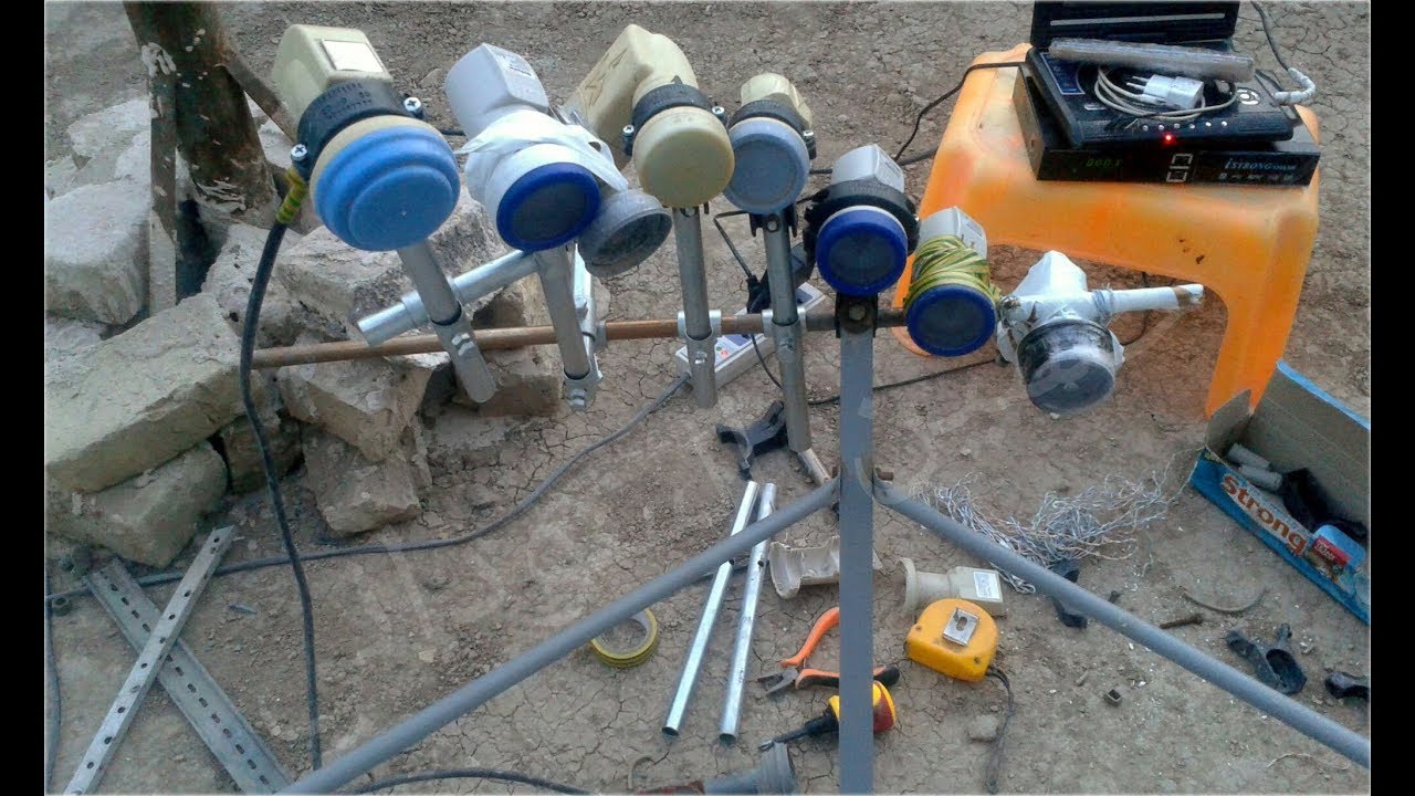 كيفيه التقاط ثمن (8) اقمار بصحن وأحد حجم الصحن 100سم في العراق