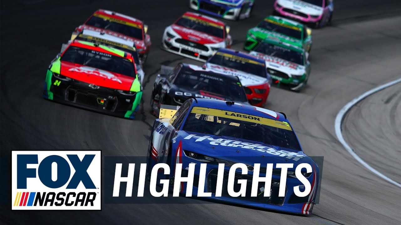 FINAL LAPS: Larson holds off Byron in OT and advances to Championship 4 | NASCAR ON FOX