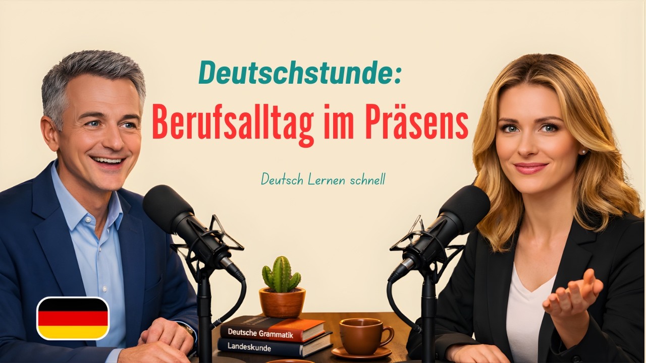 Deutschstunde: So redest du natürlich auf Deutsch – Deine Arbeit im flüssigen Präsens