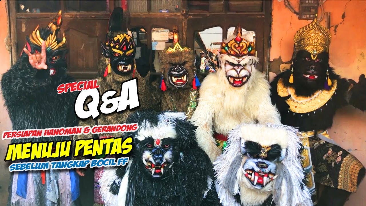 PERSIAPAN HANOMAN & GERANDONG SEBELUM PENTAS ❗❗ KUDA LUMPING MUTIARA SURYA PUTRA 🔥 BARGOLA TV