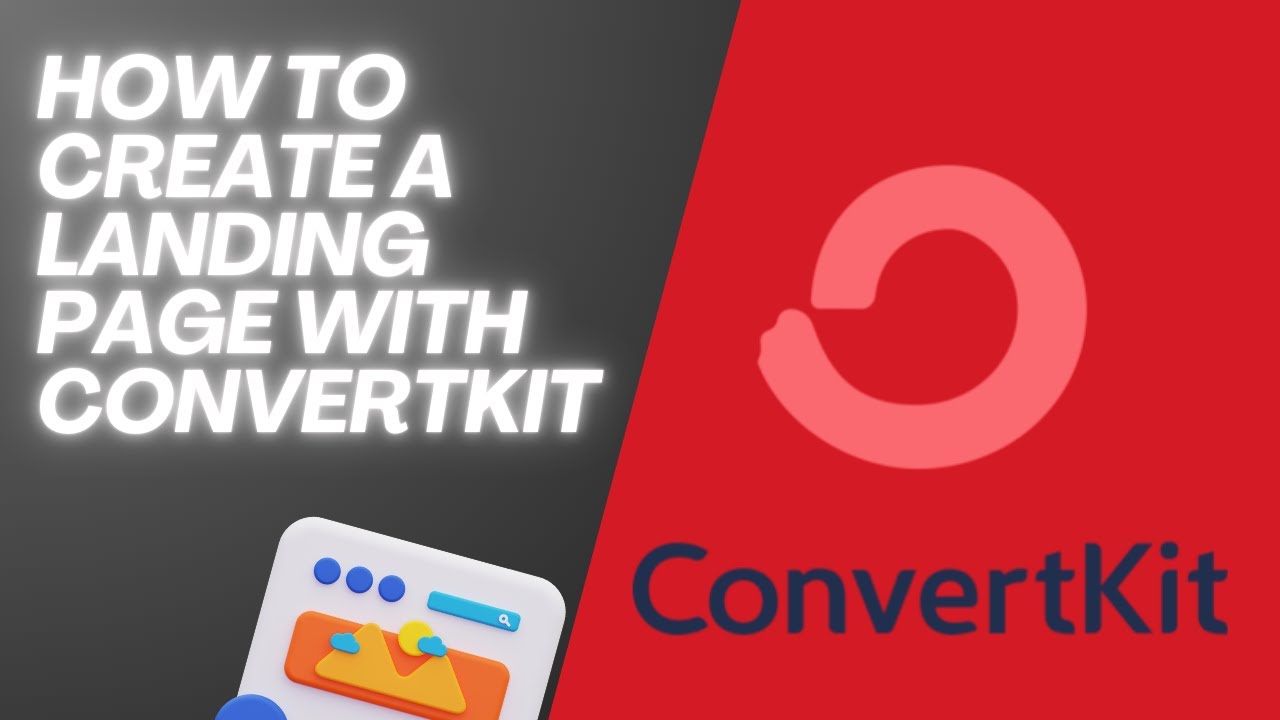How to create a landing page with Convertkit - Step By Step Tutorial ...