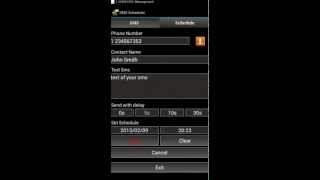 SMS Scheduler Free screenshot 2