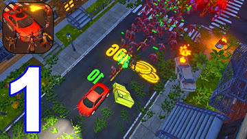Zombie Crusher: Apocalypse Road Game - Gameplay Walkthrough Part 1 Levels 1-5 (Android,iOS)