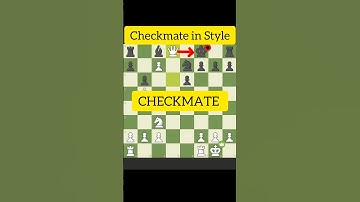 Checkmate in Style #chess #chessboard #checkmate #chesstricks #chessgame #chesspuzzle