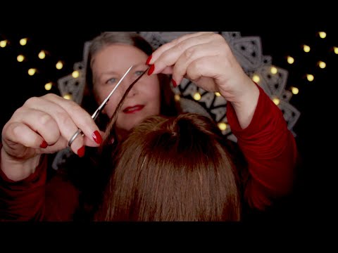 ASMR︱Meine Haarroutine (sprühen, bürsten, waschen, schneiden, massage)︱ Deutsch/German