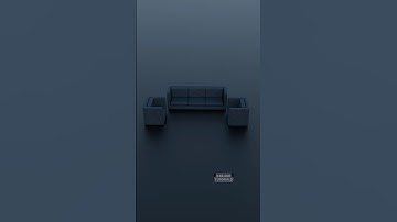 Easy sofa modeling in Blender within one minute #blender #blender3d #blendertutorial