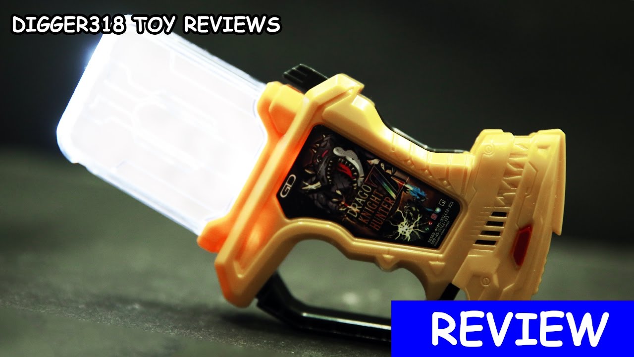 Kamen Rider DX Drago Knight Hunter Z Gashat Review - YouTube