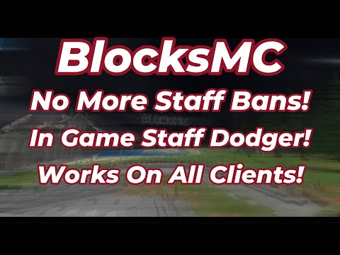 HackUtils | BlocksMC In-Game Staff Dodger | Become Immune To Staff Bans Today!