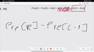 Prefix sum lecture | Arabic