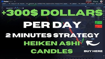 $300 PER DAY | HEIKEN ASHI CANDLES | POCKET OPTION 2 MINUTES STRATEGY | BINARY OPTION FOR BEGINNERS
