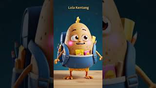 lola potatos chicken #animasi #anak #viral #anaklucu