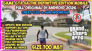 Game GTA SA The Definitive Edition Bahasa Indonesia di Android Offline Ukuran Kecil Terbaru 2026 