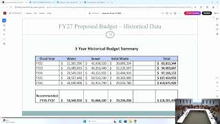 Supervisor Recommended Budget Workshop 05/11/2026