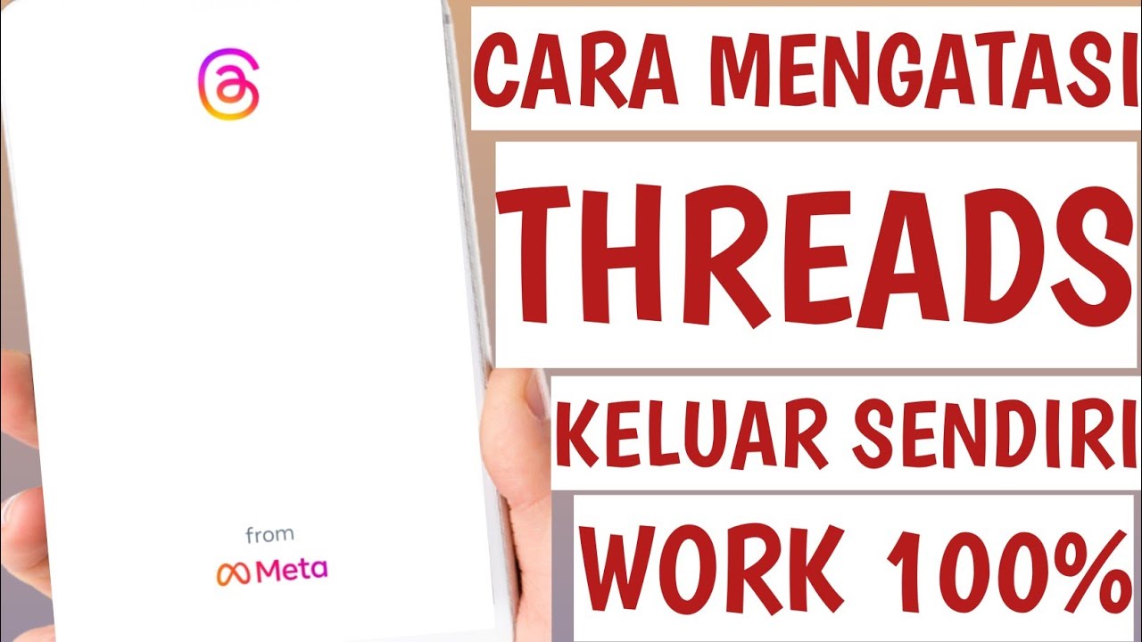 Cara Mengatasi Threads Keluar Sendiri - YouTube
