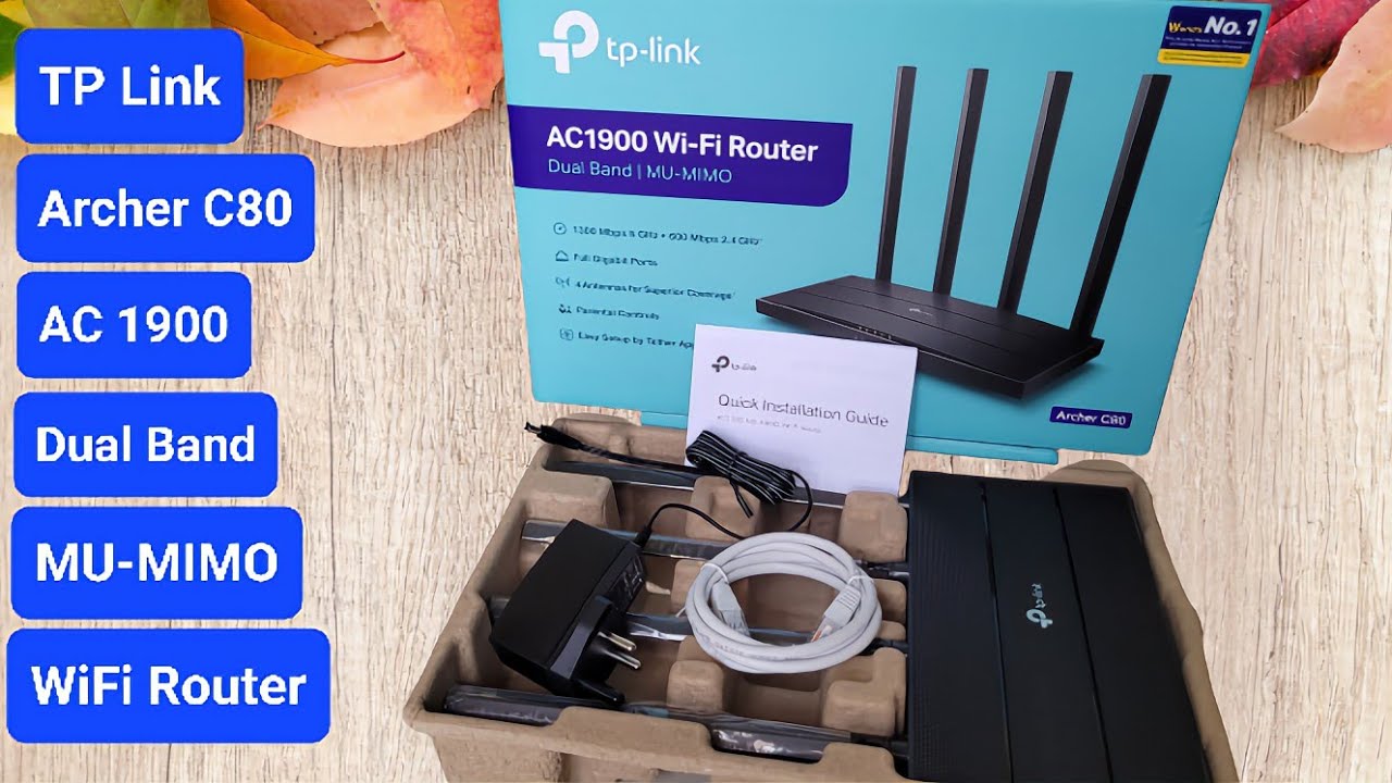 TP Link Archer C80 AC1900 Dual Band Wireless MU MIMO WiFi Router Full TP Link Archer C80 AC1900 Dual Band Wireless MU MIMO WiFi Router Full
