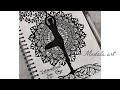 International yoga day🧘‍♀️ Mandala art. How to draw poster for winning in drawing competition..