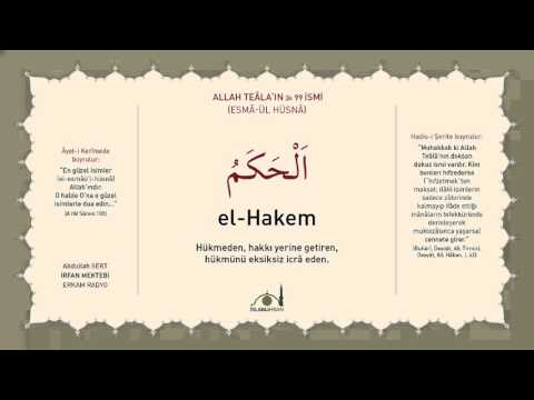 El-Hakem -celle celalûhu- (Esmâ-ül Hüsnâ Şerhi 29) - Abdullah Sert