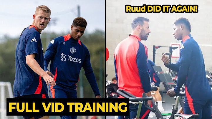 [FULL VIDEO] De Ligt Mazraoui FIRST TRAINING and Van Nistelrooy giving Rashford advice