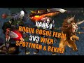 Petraxs  classic tbc arena pvp  rogue rogue feral 3v3 with spottman  reklez