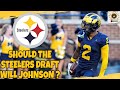 He Will Put You In Solitary Confinement!!!!! Should The Steelers Draft CB Will Johnson ?