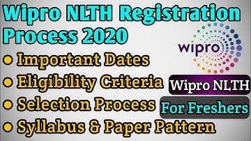 Wipro Registration Process 2020 | How to Apply | Elite NLTH | Wipro Recruitment 2019