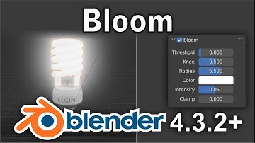 Where is BLOOM in Blender 4.3+ | #kukk graphic #blender