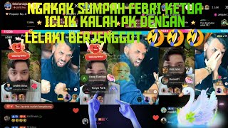 TERBARU NGAKAK, LUCU 🤣 FEBRI KETUA ICLIK PK KALAH TELAK DENGAN LELAKI BERJENGGOT #trending #fyp