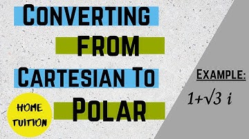 Converting From Cartesian to Polar | Solved Example | in urdu & hindi