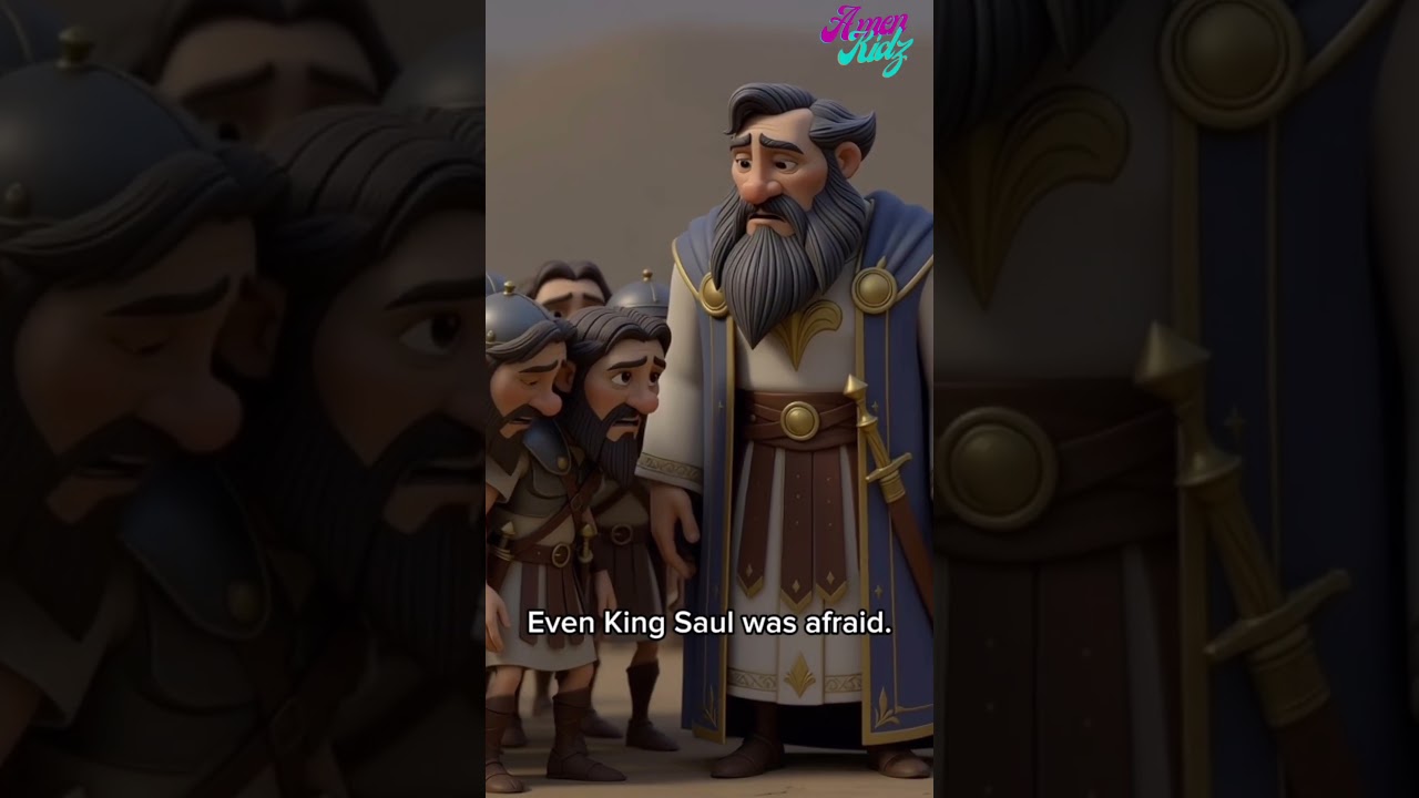 Little David & Monster Goliath. David and Goliath Bible Story for Kids | Christian Animated Story