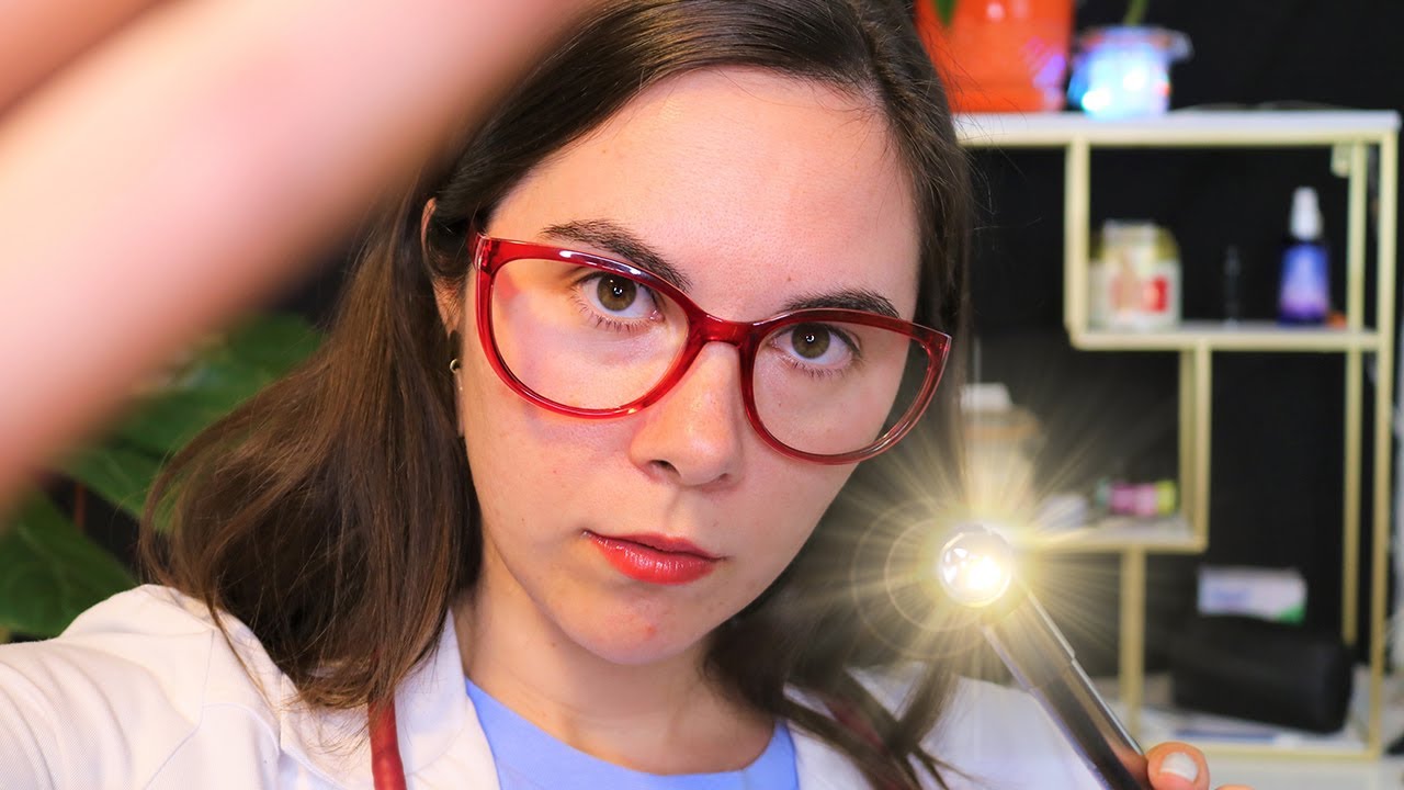 ASMR EXAM Ear Nose Throat Doctor 👩🏻‍⚕️💉