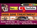 Hair Spa Treatment/ Hair Care / Head Massage/ Relaxation #spafulldetails