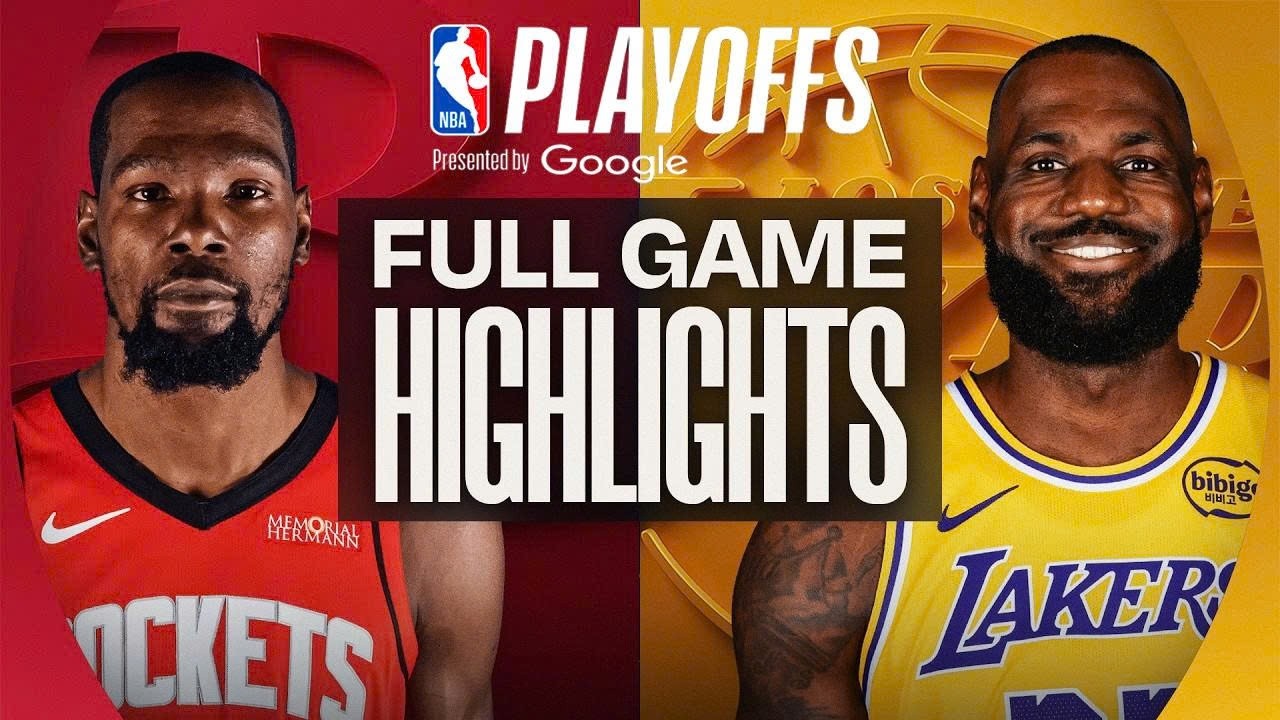 Los Angeles Lakers vs Houston Rockets Full Game Highlights - April 28 ...