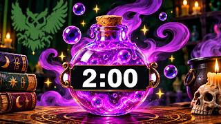 2 Minute Witch’s Potion Timer 🧪✨ | Magic Countdown