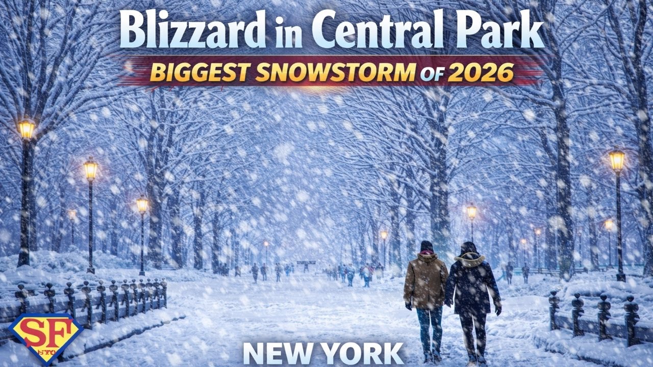 🔴 LIVE NYC: Biggest Snowstorm in New York - Central Park February 23, 2026