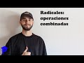 Operaciones de radicales: Ejercicios con operaciones combinadas