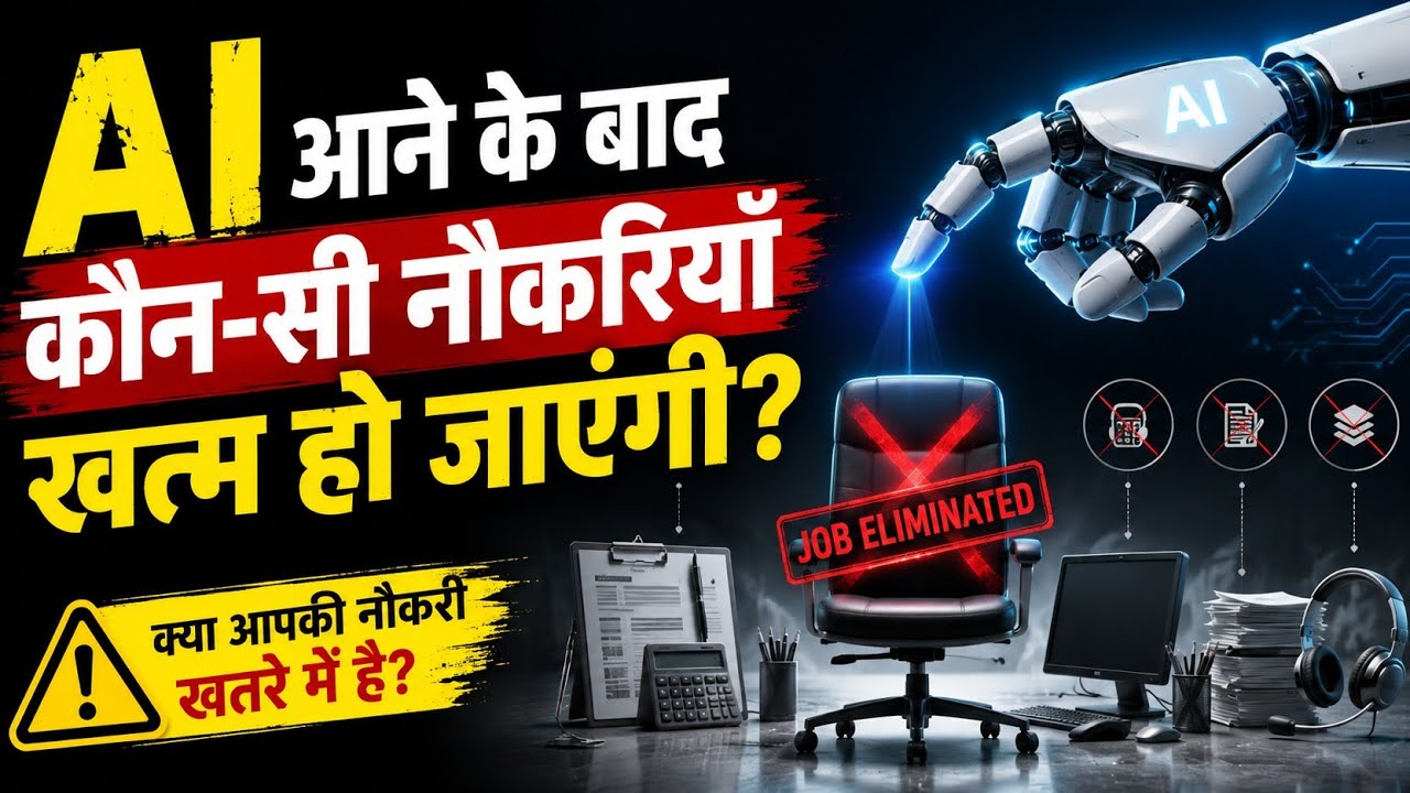 AI आने के बाद कौन-सी नौकरियाँ खत्म हो जाएंगी?😱