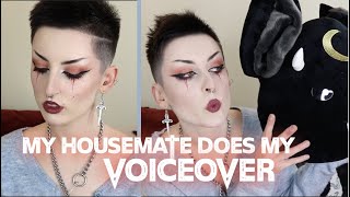 My Housemate Does My  Voiceover | Makeup Tutorial