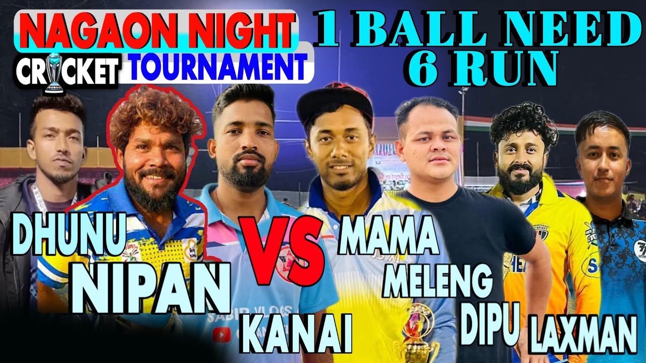 2nd semi final 🔥🏟️🏏 Zaramari , Nagaon night cricket tournament 🔥🏏😲