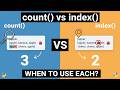 Python count & index methods- (Tutorial 10)