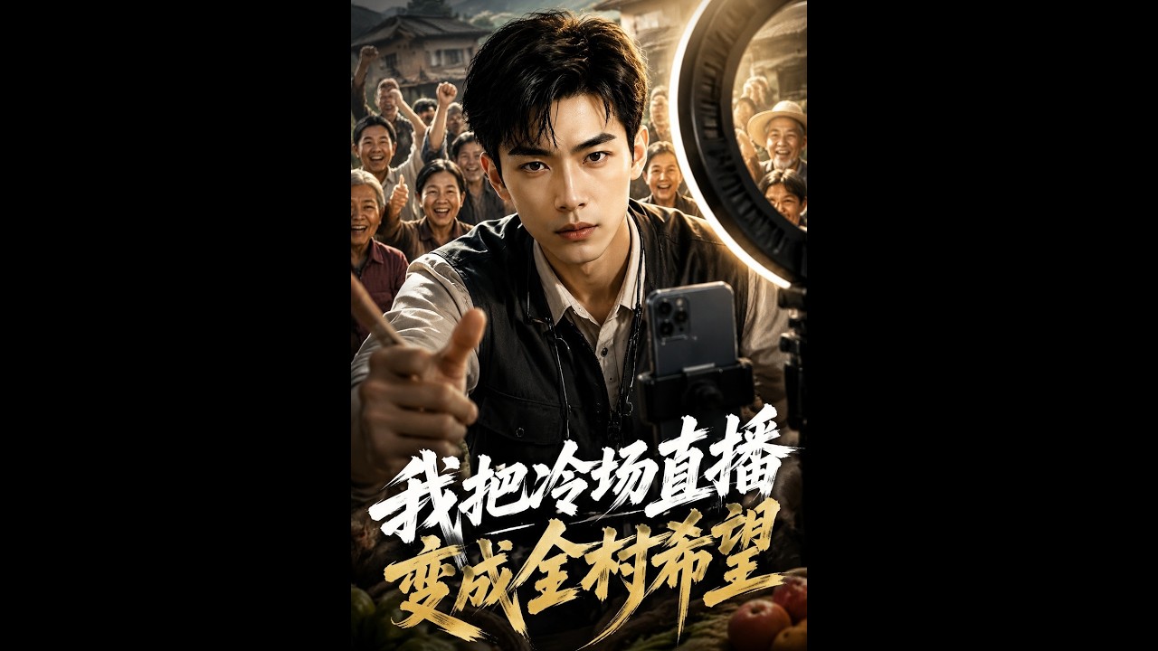 【一口气看完】《我把冷场直播变成全村希望》#短剧 #AI短剧 #逆袭 #drama #爽剧 #鲨鱼先生
