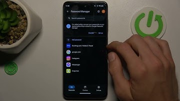 How to Organize Saved Passwords on HMD Pulse+ - Manage Google Passwords