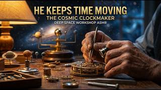 Ticking Clock & Tinkering Sounds for Sleep | The Workshop That Keeps the Stars on Schedule (ASMR) screenshot 1