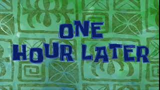 (FREE) ONE HOUR LATER TIME CARD SPONGEBOB - FREE TO DOWNLOAD