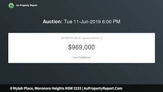 6 Wylah Place, Woronora Heights NSW 2233 | AuPropertyReport.Com