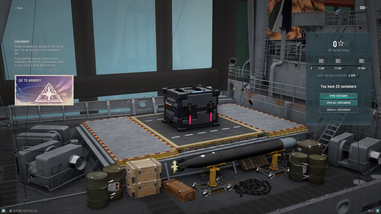 World of Warships: Open 20x "Eye of Horus" Premium Container (WoWs & Blue Archive Collab)