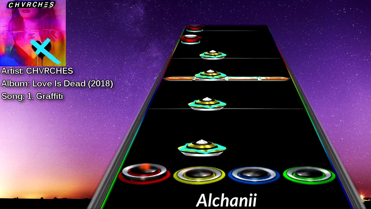 Drum Charts // "Graffiti" by CHVRCHES