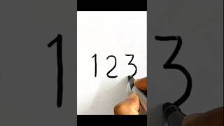 How to draw a Motorcycle from number 123 #shortvideo #motorcycleart #bikedrawing #artist