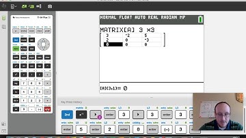 Determinant of a Matrix: TI-84 Graphing Calculator