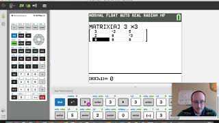 Determinant of a Matrix: TI-84 Graphing Calculator screenshot 4
