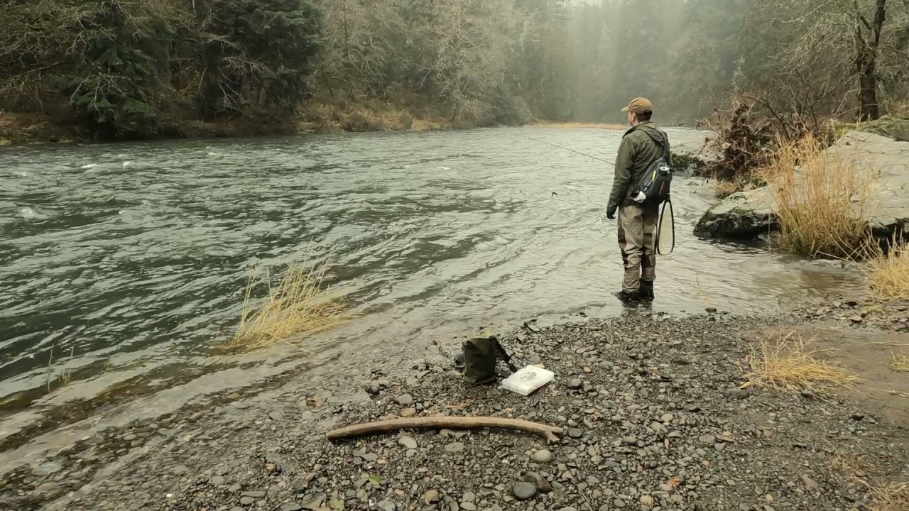 Kalama fishing with the boy